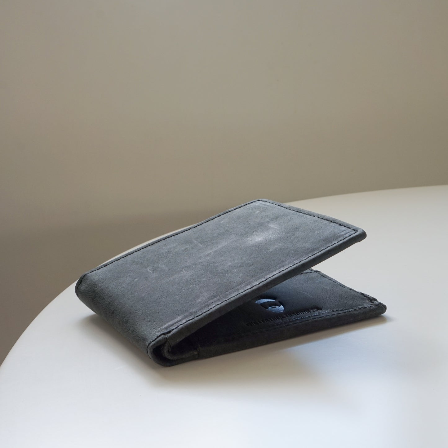 Double Bay Wallet Cowhide Black