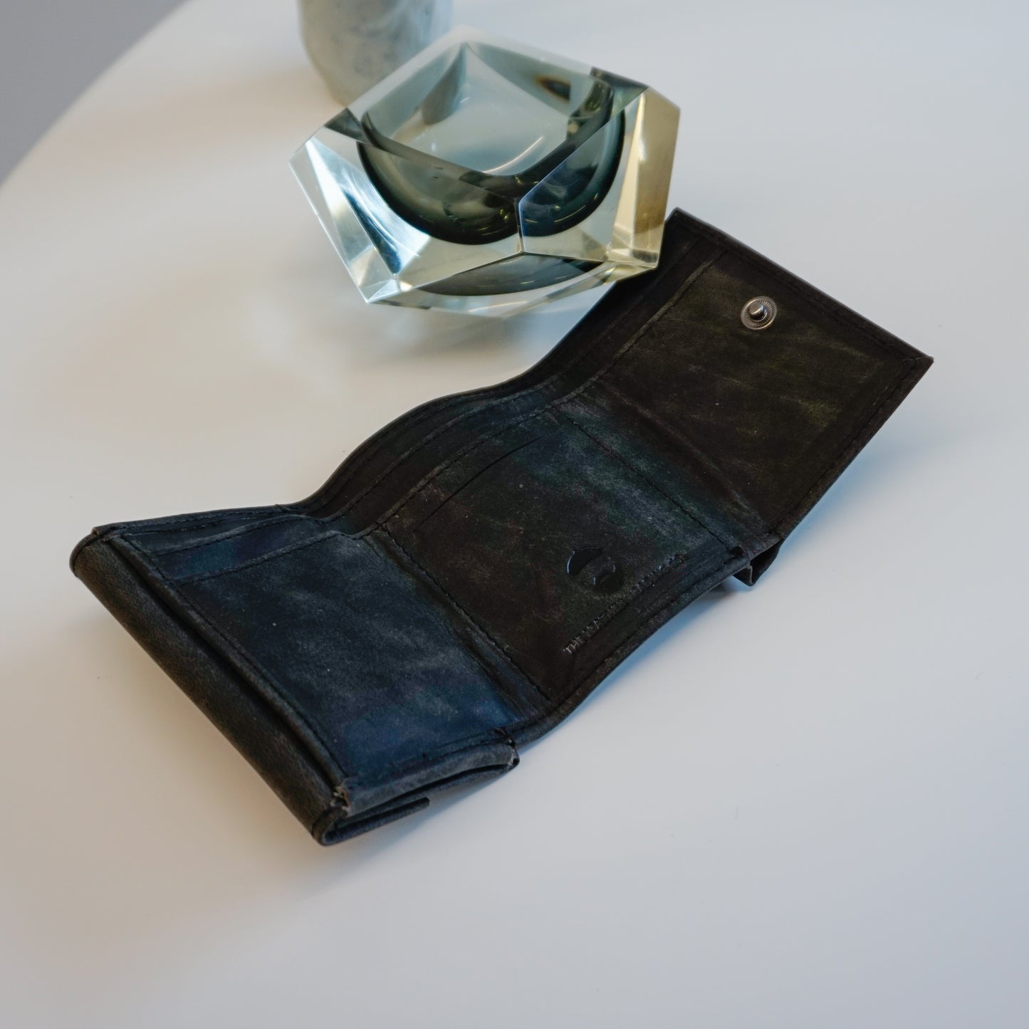 Glebe Wallet Cowhide Black