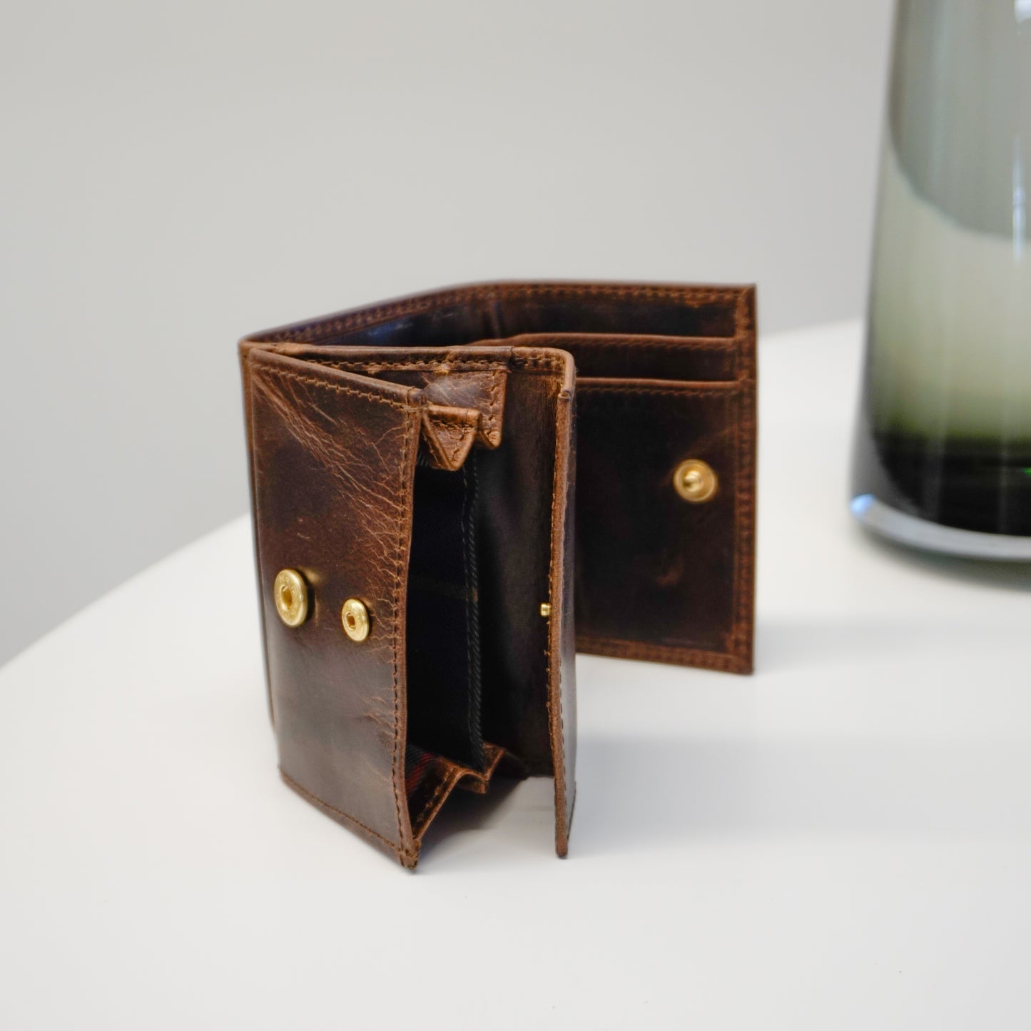 Glebe Wallet Waxed Buffalo Hide