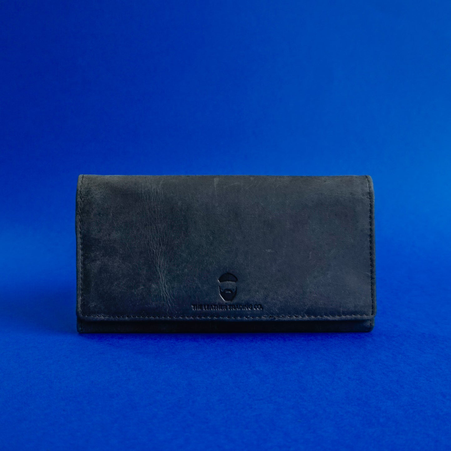 Hunters Hill Clutch Wallet Cowhide Black
