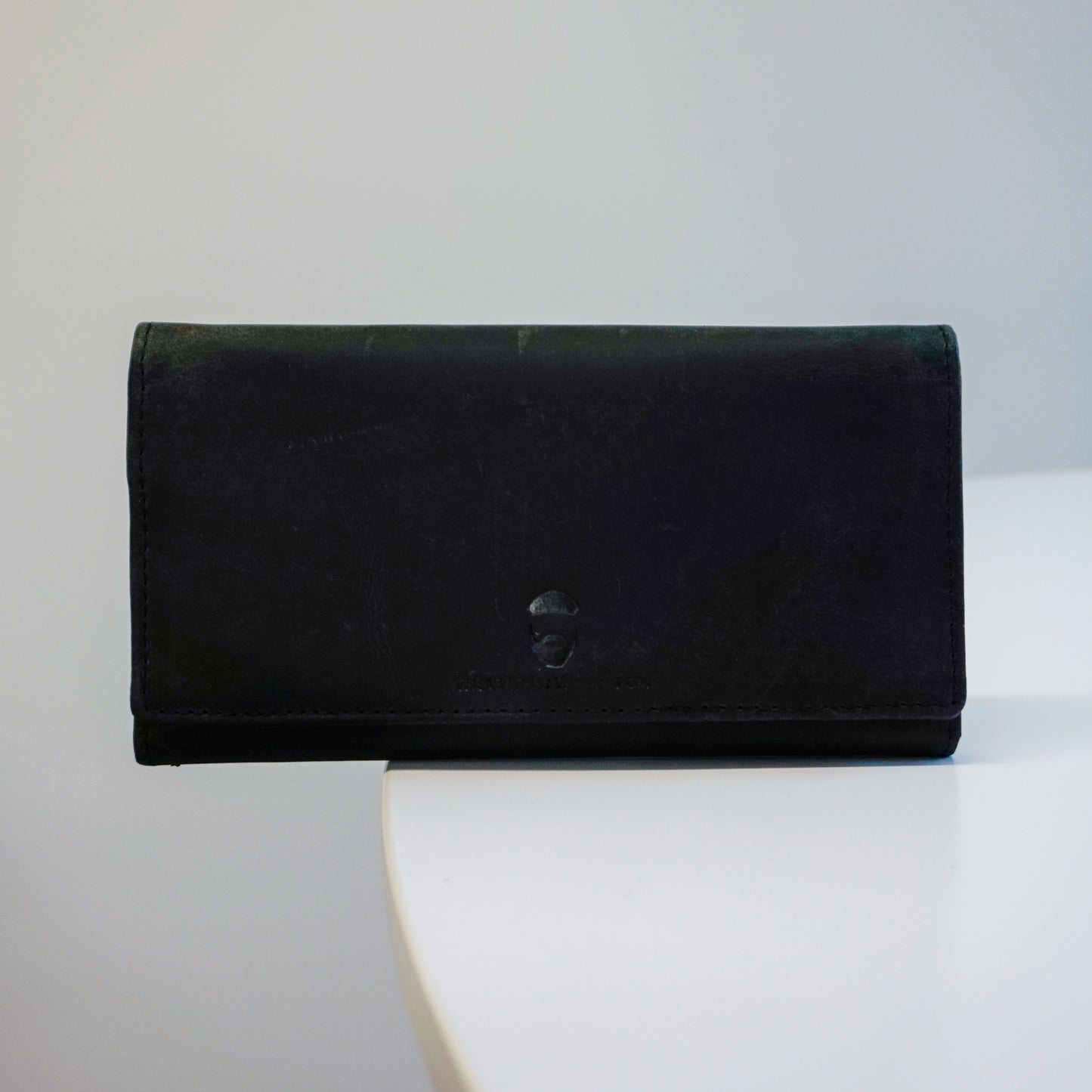 Hunters Hill Clutch Wallet Cowhide Black