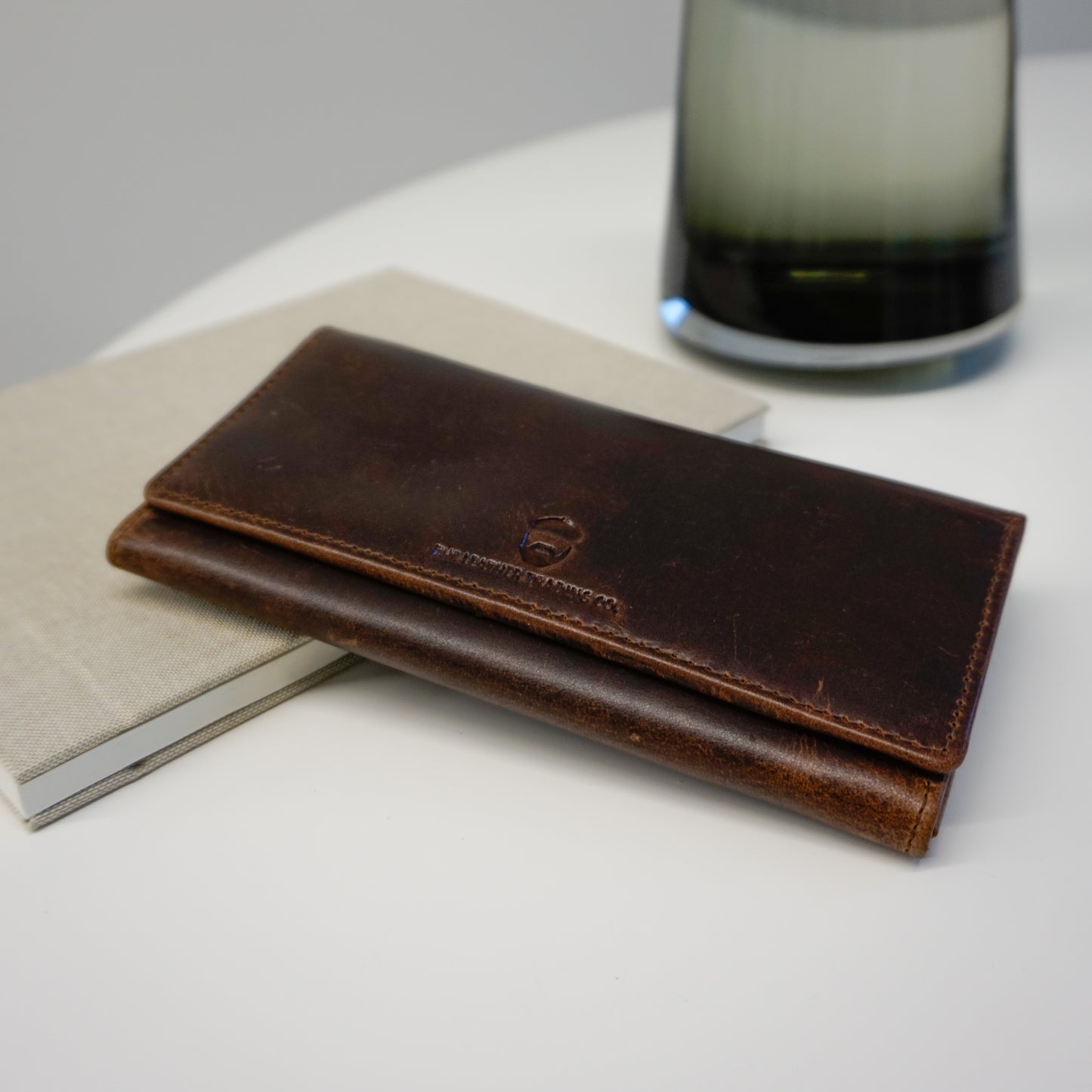 Hunters Hill Clutch Wallet Waxed Buffalo Hide