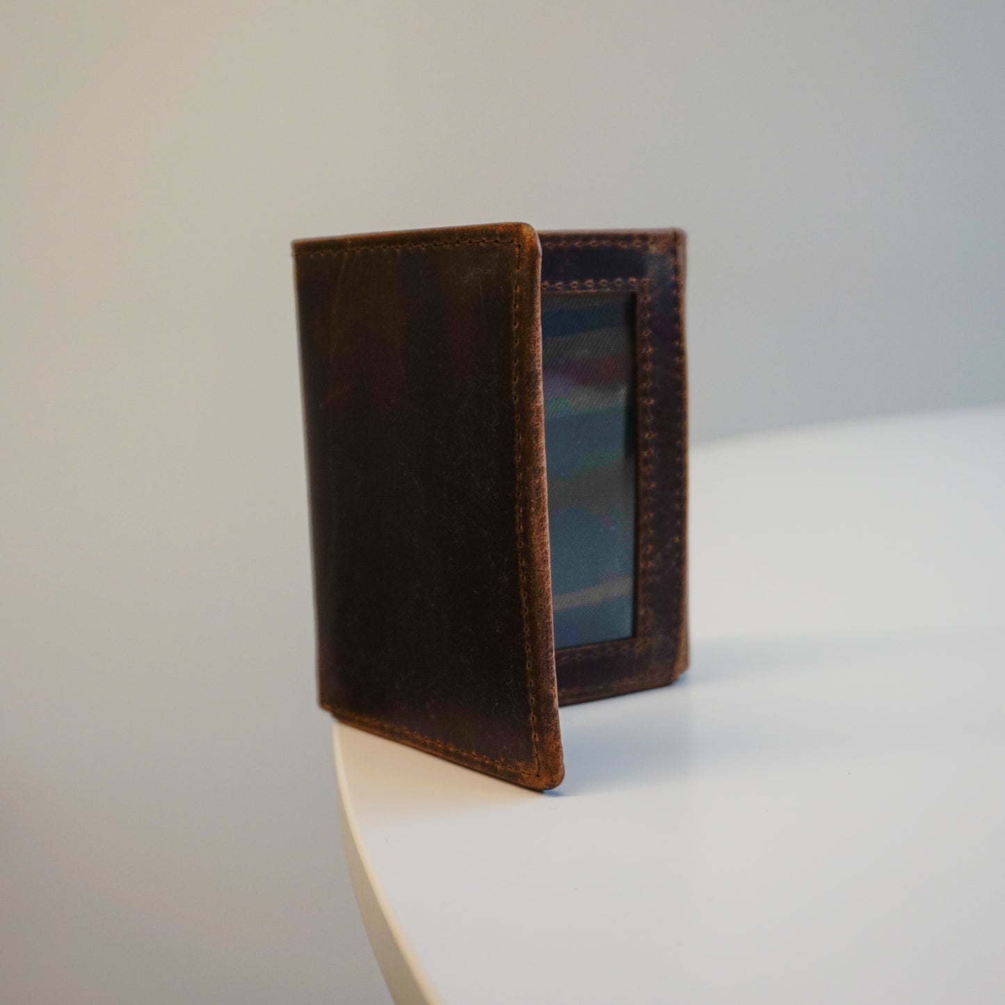 Newport Wallet Waxed Buffalo Hide