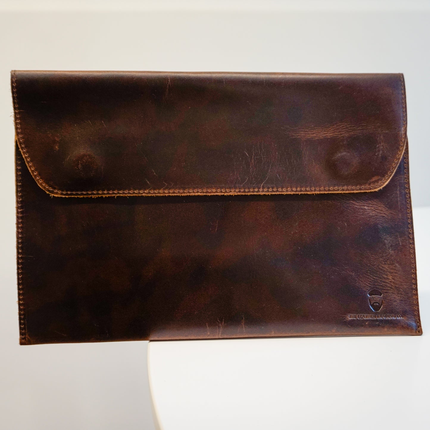 Newtown 11 Tablet Case Waxed Buffalo Hide