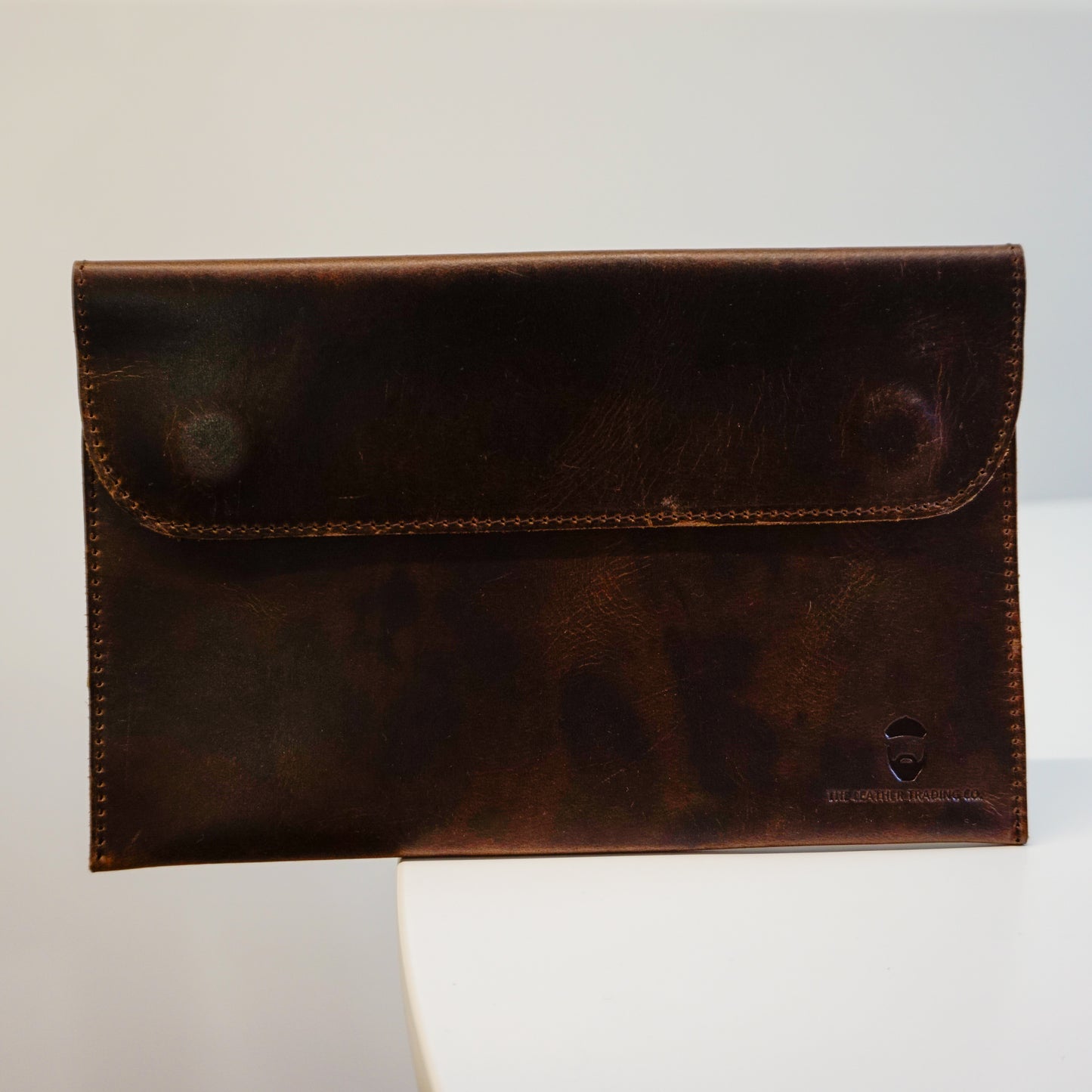 Newtown 8 Small Tablet Case Waxed Buffalo Hide