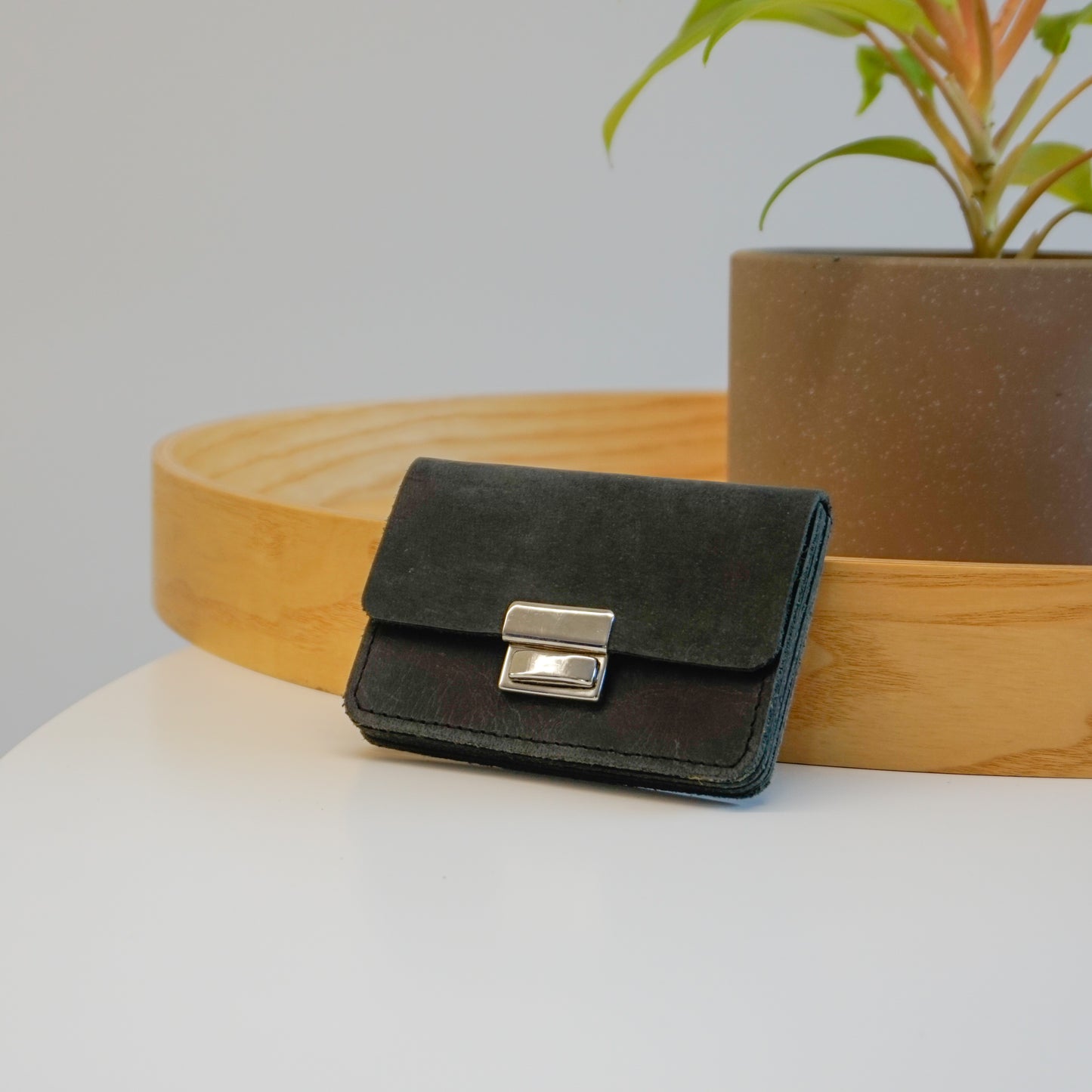 Randwick Clip Wallet Cowhide Black