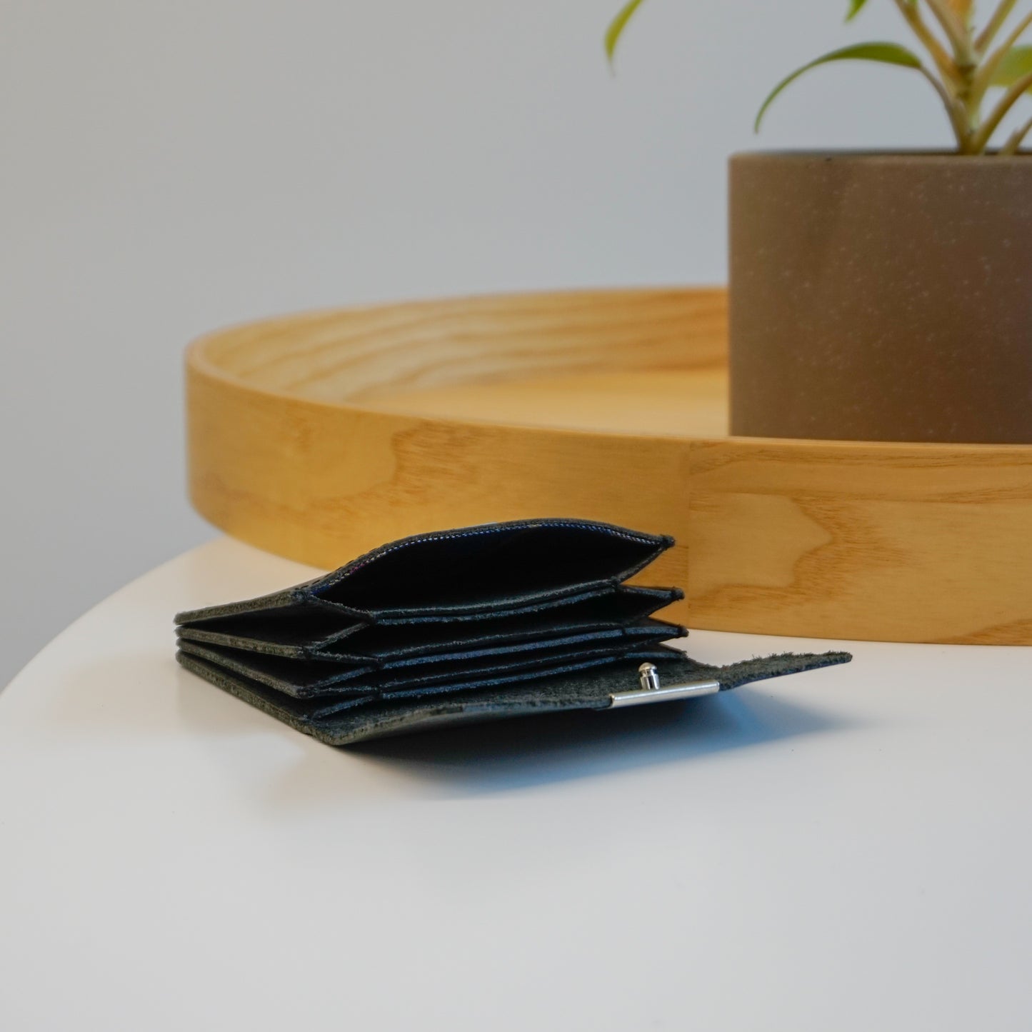Randwick Clip Wallet Cowhide Black