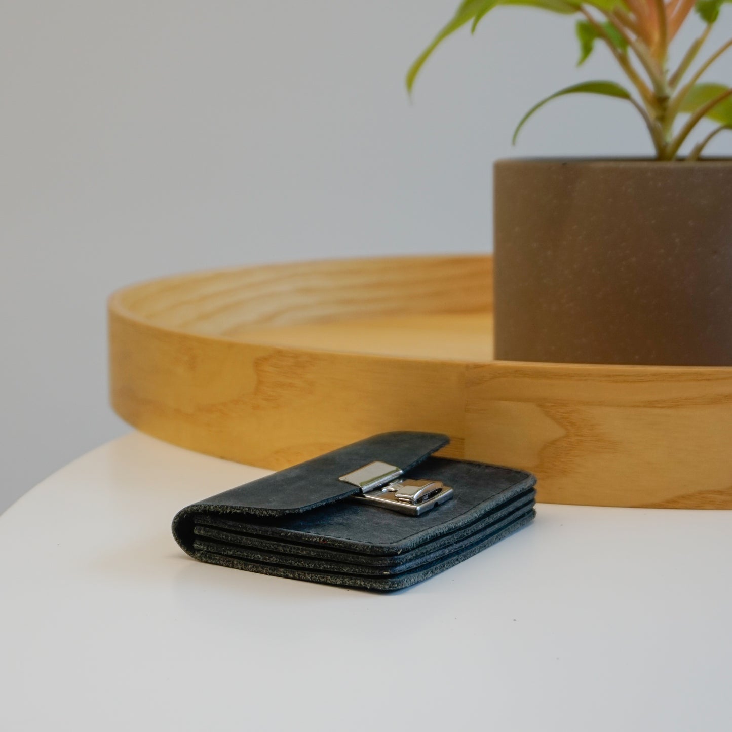 Randwick Clip Wallet Cowhide Black