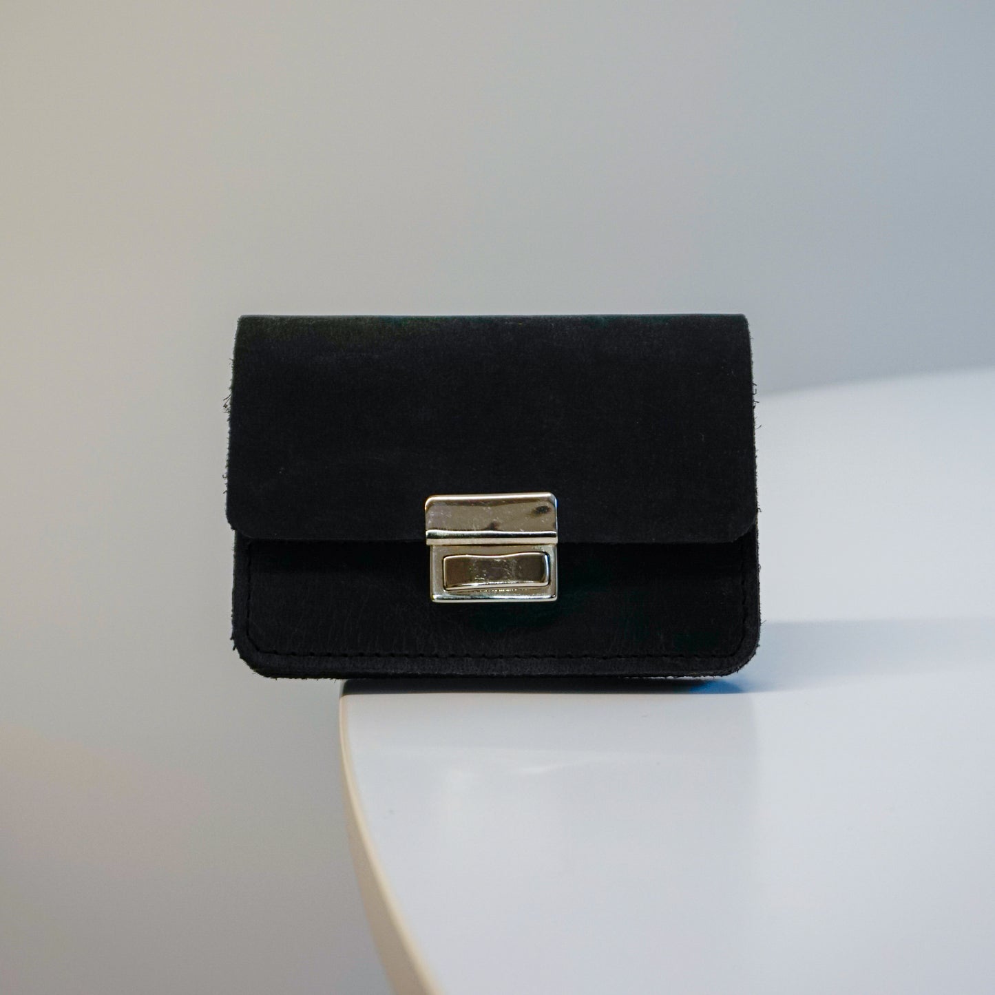 Randwick Clip Wallet Cowhide Black