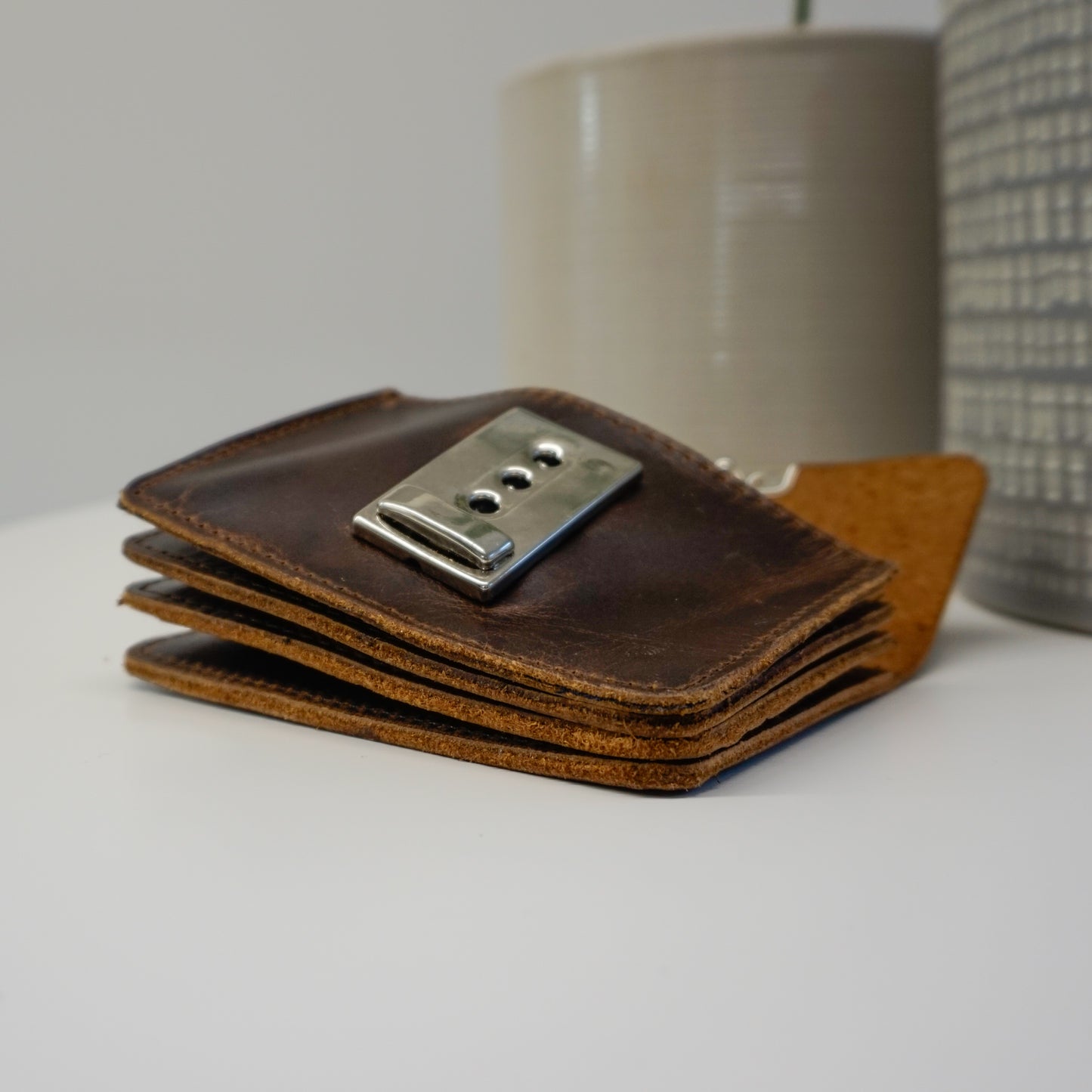 Randwick Clip Wallet Waxed Buffalo Hide