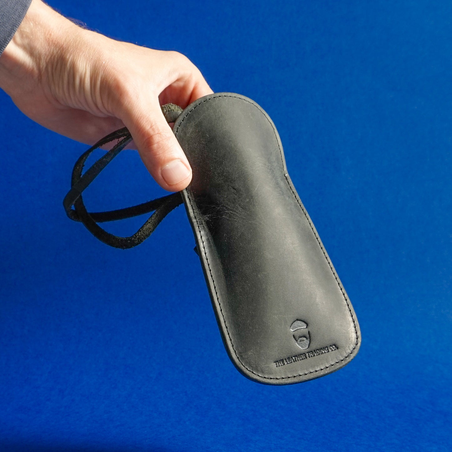 Slip Inn Glasses Case Cowhide Black