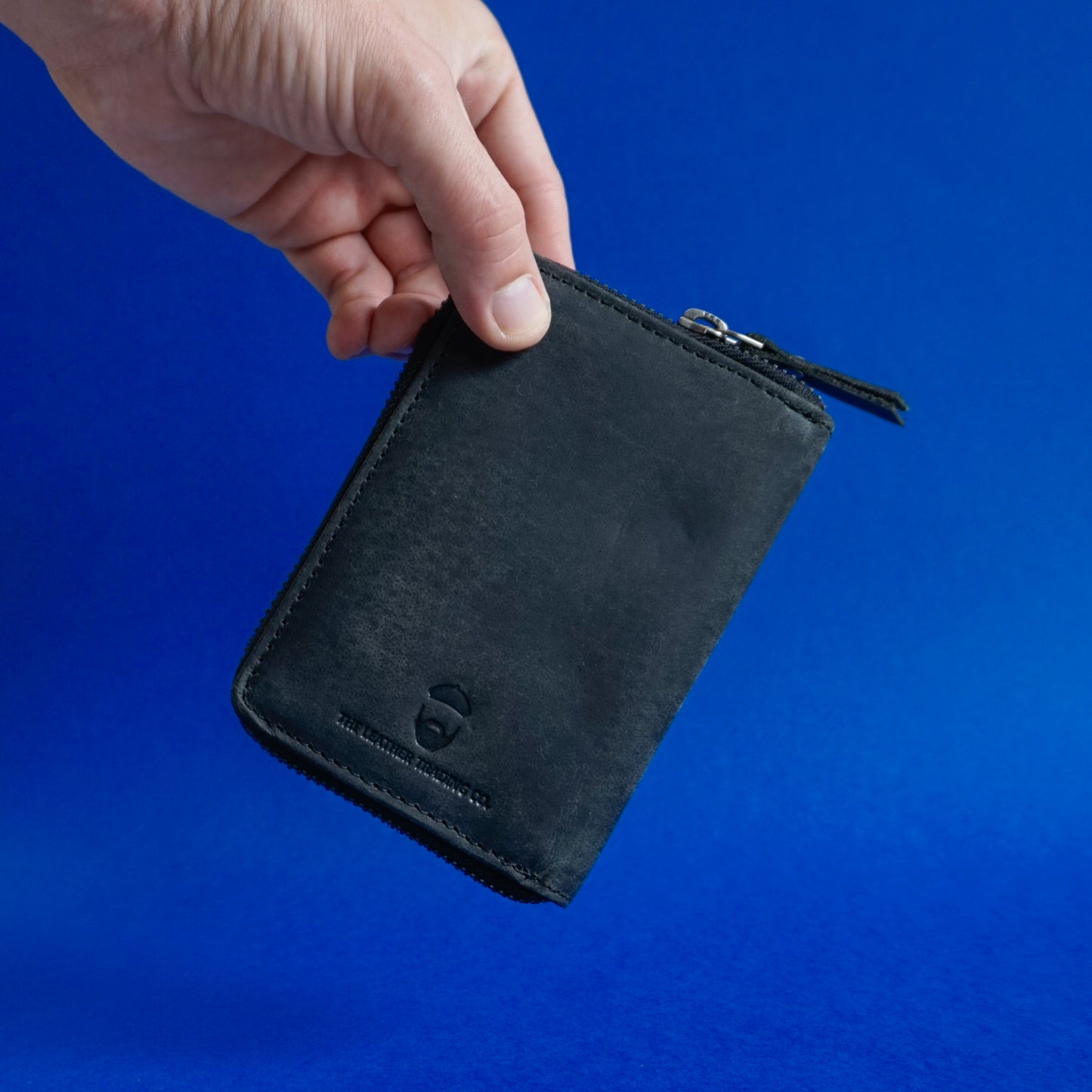 Tassie Wallet Cowhide Black