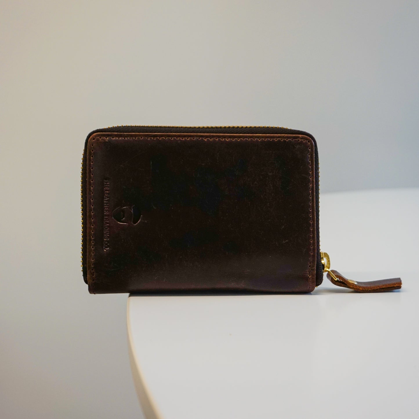 Tassie Wallet Waxed Buffalo Hide
