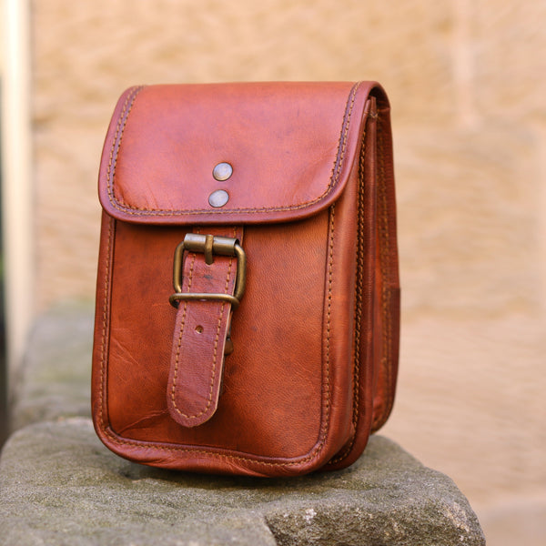 Ranger 7 inch Leather Field Bag - Goat hide 