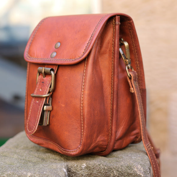 Ranger 7 inch Leather Field Bag - Goat hide 