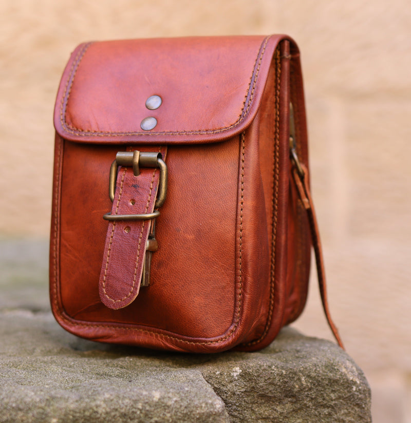 Ranger 7 inch Leather Field Bag - Goat hide 
