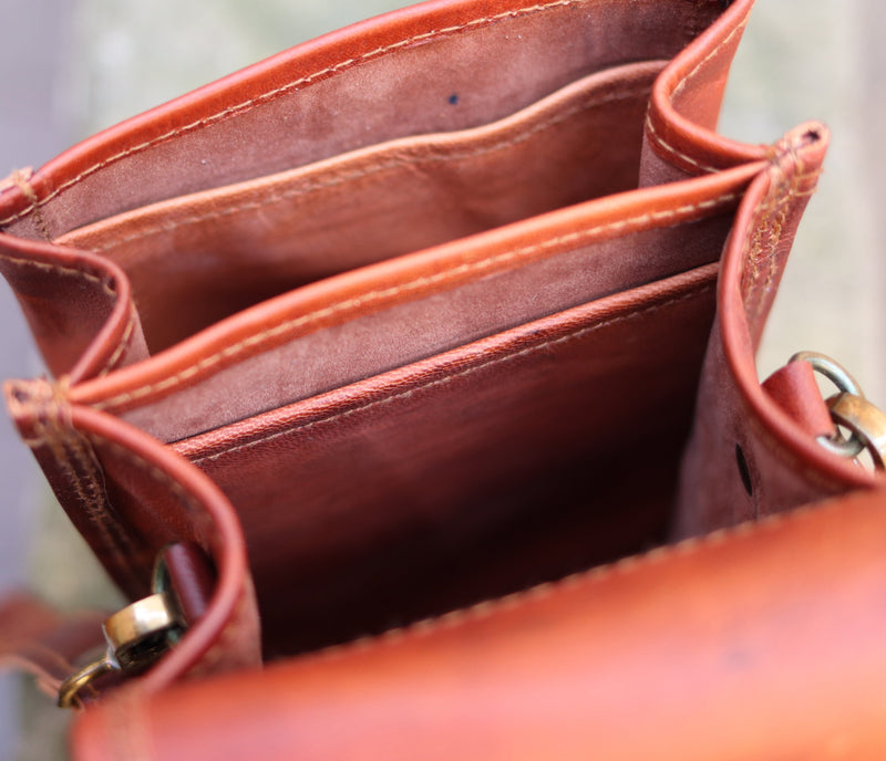 Ranger 7 inch Leather Field Bag - Goat hide 