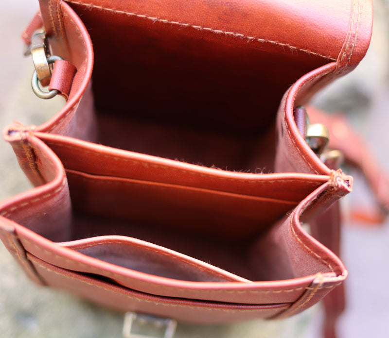 Ranger 7 inch Leather Field Bag - Goat hide 
