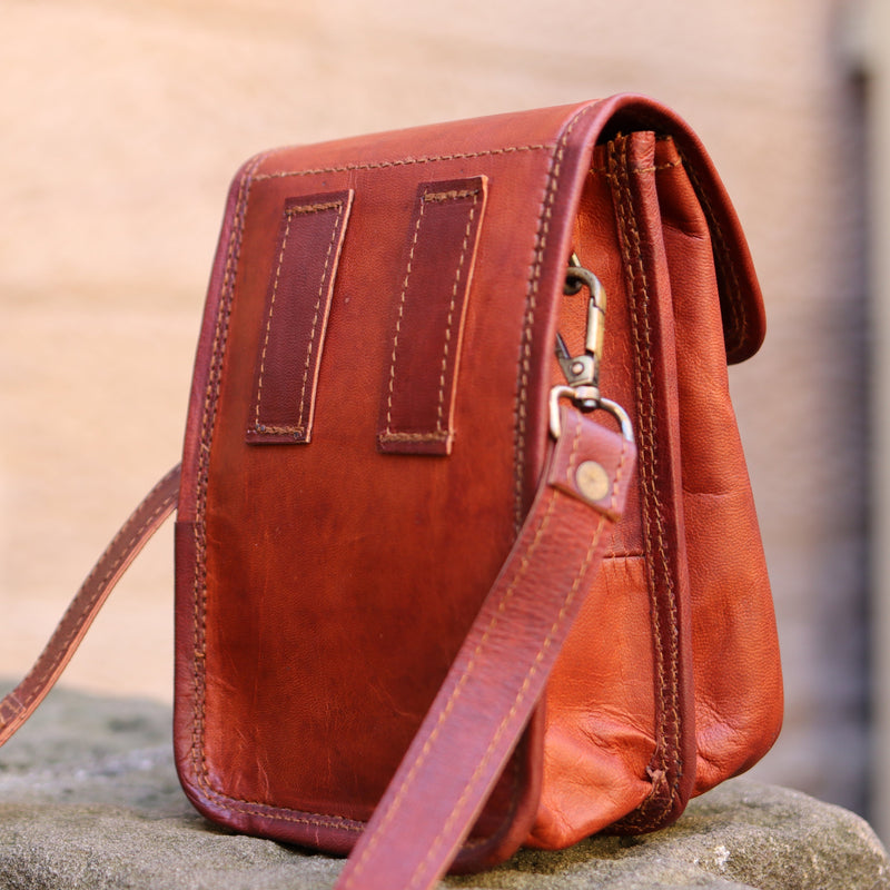 Ranger 7 inch Leather Field Bag - Goat hide 