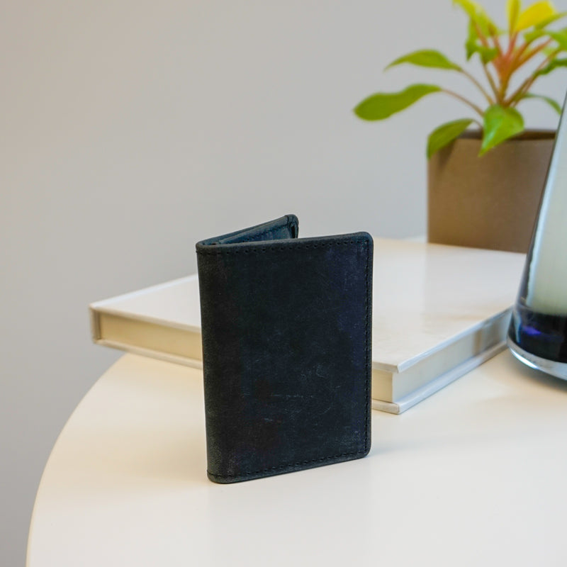 Carlton Card Case Cowhide Black