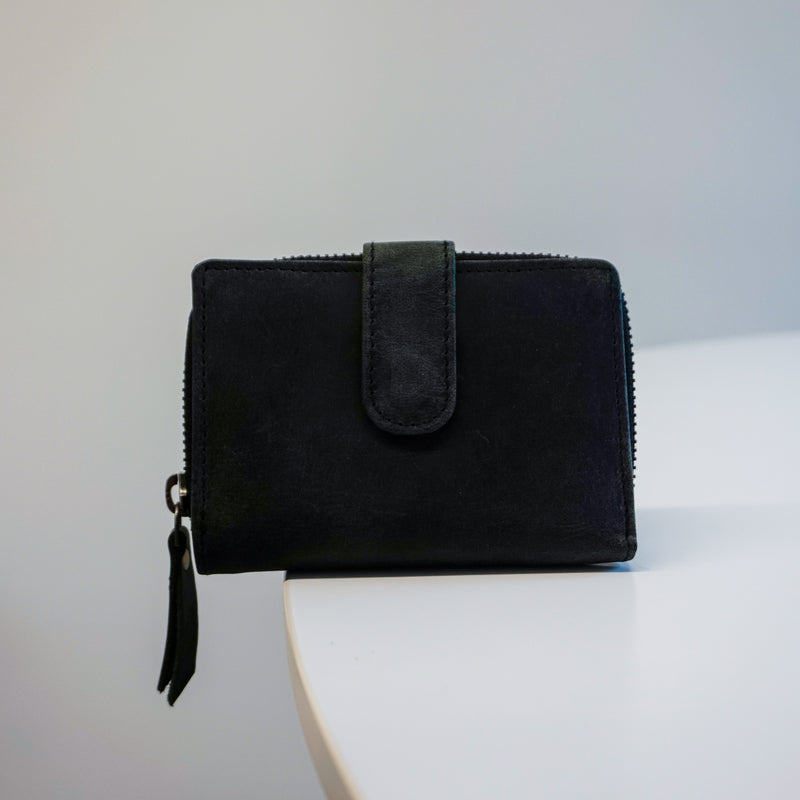 Chatswood Clutch Wallet Cowhide Black