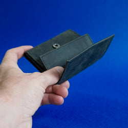 Glebe Wallet Cowhide Black