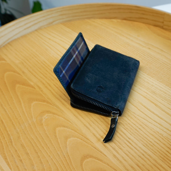 Tassie Wallet Cowhide Black